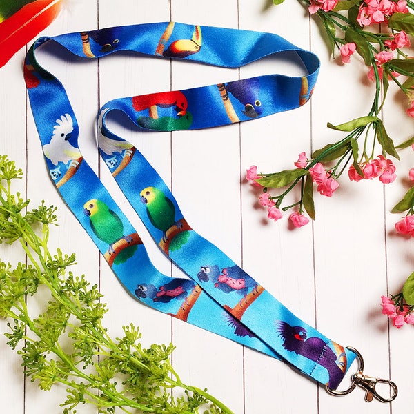 Plucky Parrot Lanyard