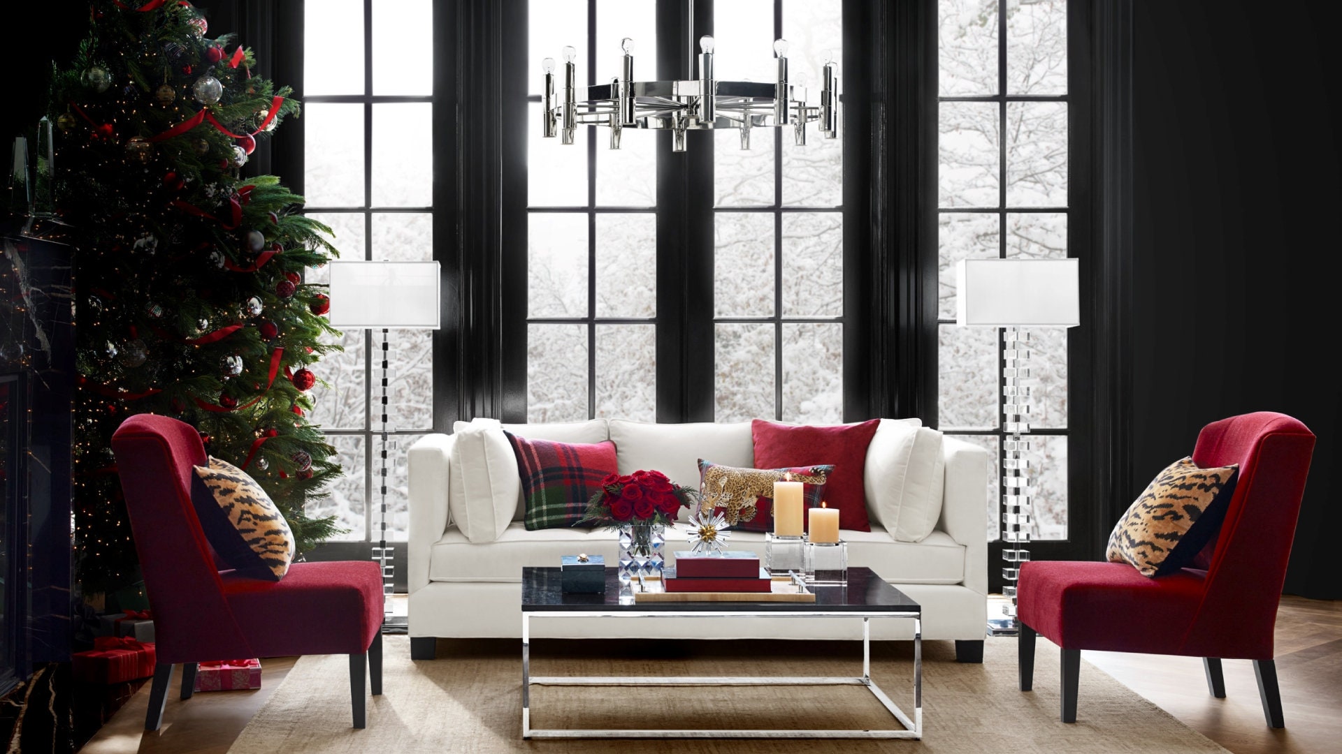 Zoom Background for Christmas Zoom Holidays Winter Backdrop Luxury