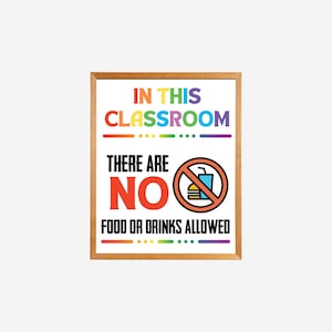 Printable No Cellphones Allowed Sign School Classroom Decor, INSTANT DOWNLOAD Classroom Management Poster, no phones sign, No Phone Zone