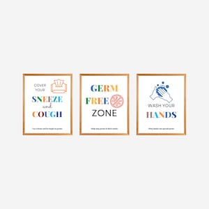 School Health Posters, Health Room Office Posters, Nurse, Health Room Wall Art, Doctor Office Decor, School Health Clinic, INSTANT DOWNLOAD