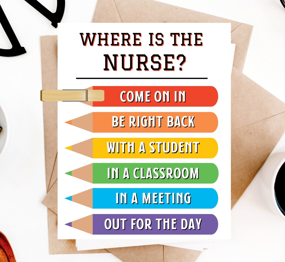 Where is the Teacher Door Sign Classroom Decorations Door Etsy