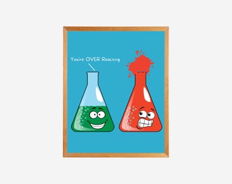 Cartel del profesor de ciencias, decoración del aula de ciencias, carteles del aula de química de la escuela secundaria, decoración divertida del aula, decoración de ciencias de la escuela secundaria