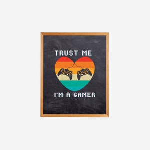 Video Game Wall Art, Gaming Room Decor, Video Game Print, Video Game Party, Video Game Poster, Gaming Decor, Controllers Poster