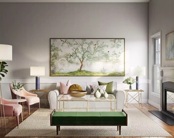 Zoom Virtual Background, Digital Living Room Backdrop, Luxury Virtual Background, Microsoft Teams Background, Realistic Backdrop