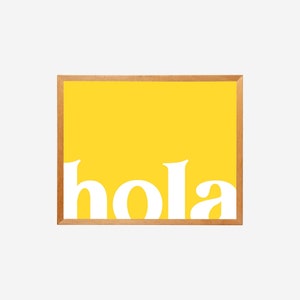Hola Print, Hello In Spanish, Different Language, Printable Wall Art, Entryway Sign, Home Decor, Poster,Welcome, Instant Download Print Hola