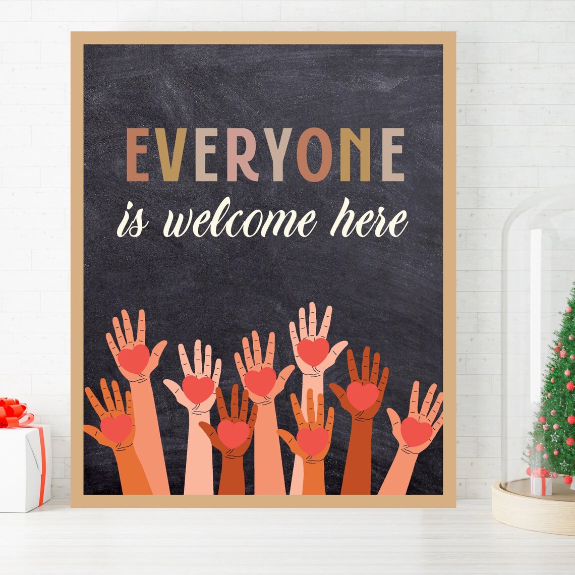 Gift Inclusion Sign Inclusion School Counseling, Office Decor Posters, Counselor Wall Art ...