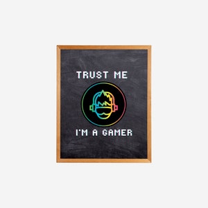 Gaming Wall Decor, Gaming Printable Wall Art, Video Game Print, Gaming Room Decor, Instant Download, Video Game Wall Art, Gamer Room Art