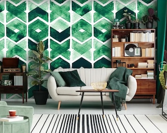 Fondo Zoom Chevron, Fondo de pantalla verde, Imagen digital para Zoom, Telón de fondo de Google Meet, Microsoft Teams, Telón de fondo de WebEx