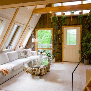 Zoom の背景、自然のロフトの背景、Microsoft Teams の風景、居心地の良いバンガロー、Zoom の背景、リモート ワークの通話、Zoom の背景