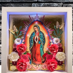 Virgen De Guadalupe Shadow box