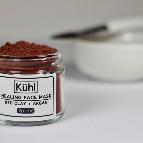 Kuhl Red Clay and Argan Oil Powder Face Mask 40g
