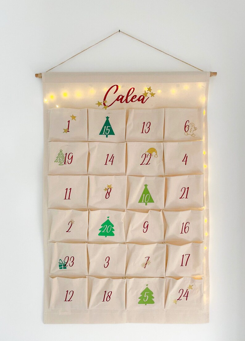 Adventskalender zum befüllen personalisiert und individuell Bild 1