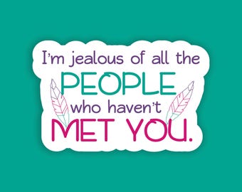 Sarcastic Vinyl Sticker, Water Resistant Laptop Decal, Sarcasm Quote (3 Inch)