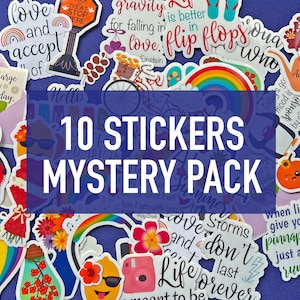 Stickers Mystery Pack, Stickers Pack, Cute Stickers, Laptop Stickers, Planner Sticker, Printable Stickers, Sticker Bundle, Vinyl Stickers