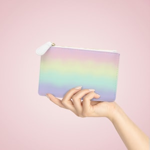 Pastel Rainbow Mini Clutch Bag