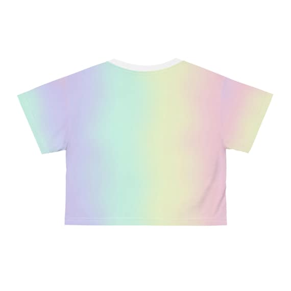 Pastel Rainbow Crop Top - Etsy