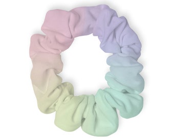 Pastel Rainbow Scrunchie