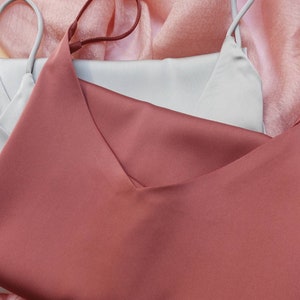 Silk Tank Top Set: Sleeveless Camisole & Vest, Minimalist Fashion