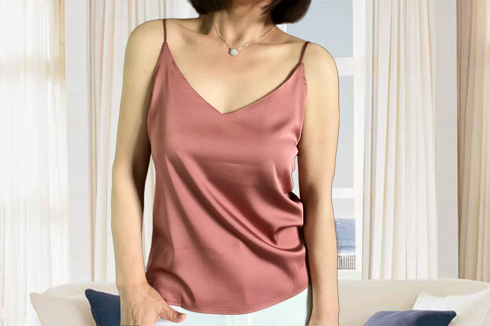 Tank Top With Built in Bra Pattern -  Canada