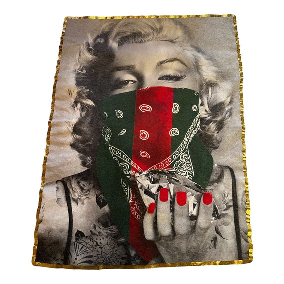 Vintage Screen Printed Marilyn Gucci Inspired T S… - image 2