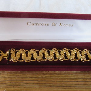 Camrose & Kross Jacqueline Kennedy 18k Gold Plated Ram&#39;s Head Bracelet