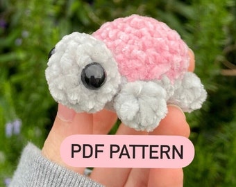 CROCHET PATTERN - Timmy the Baby Turtle / crochet turtle pattern / crochet baby turtle / baby turtle pattern / turtle amigurumi pattern