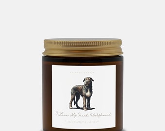 I love my Irish Wolfhound 4oz Hand Poured Candle