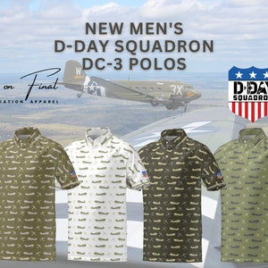 DC-3 Society Herren-Poloshirt in limitierter Auflage