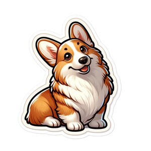 Corgi-pillar | Vinyl Sticker by Dom Fambro [ Retiring ] - Etsy UK