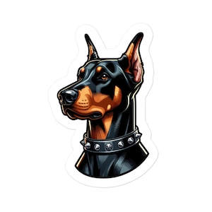 Doberman Pinscher Vinyl sticker