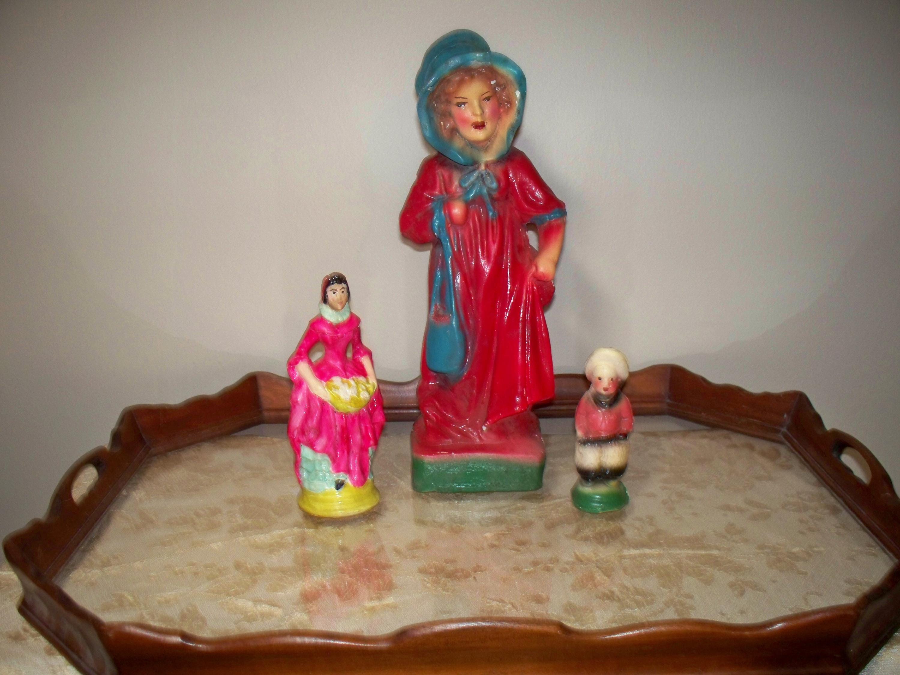 Vintage 1940s Chalkware Cowboy - Etsy