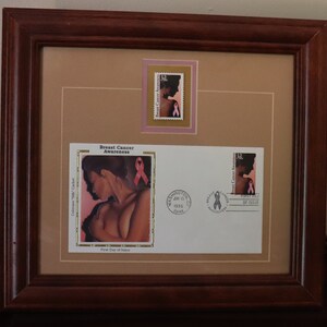 Breast Cancer Awareness - 1996 Framed First Day Cover