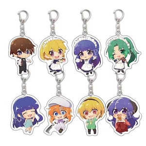 Higurashi Acrylic Chibi Keychain Pendants | Kawaii Anime Characters | Custom Pack Charm Gifts for Fans