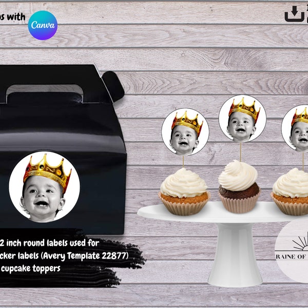 Notorious Big One Cupcake Topper Etsy Canada