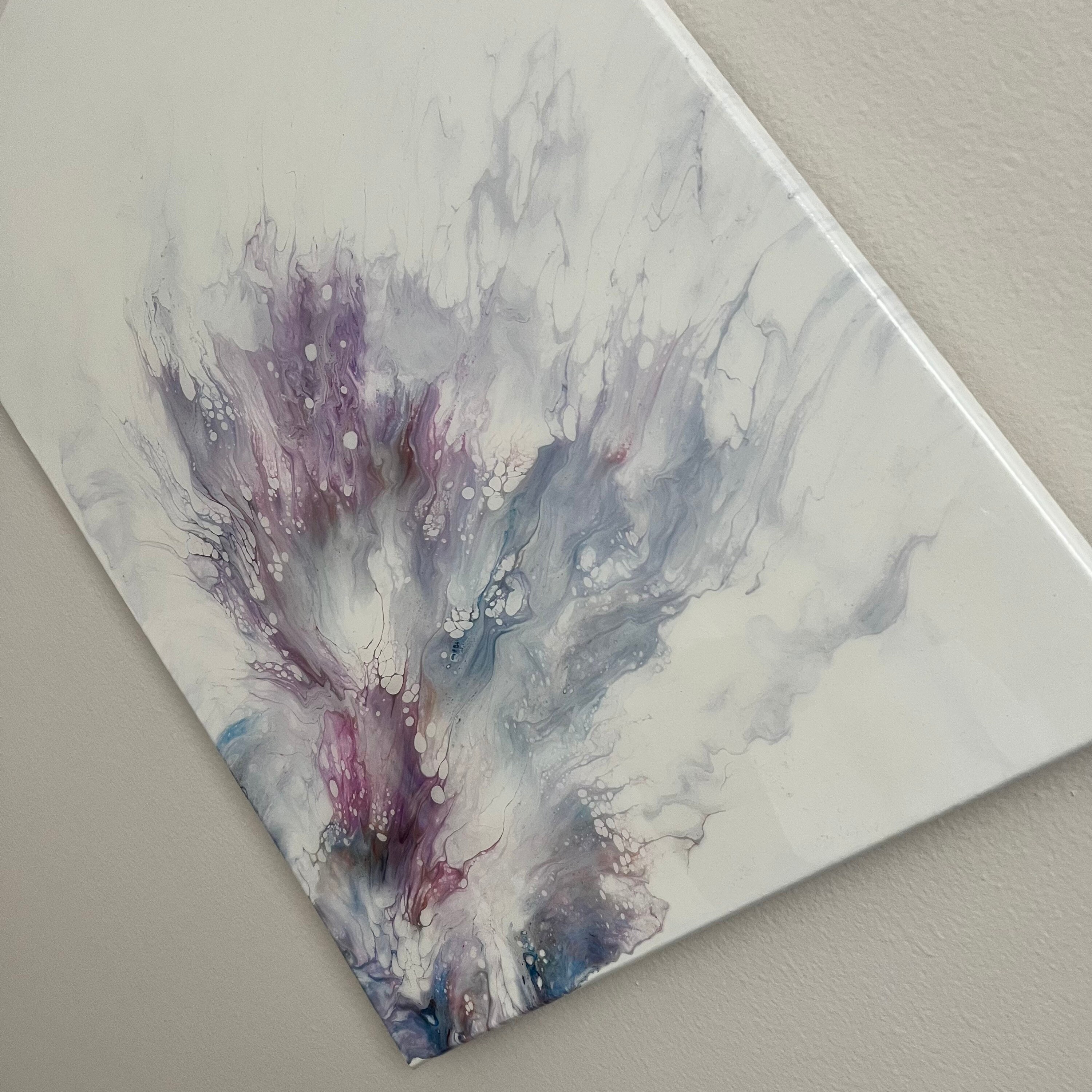 Resin Abstract Wall Art Acrylic Dutch Pour Canvas Painting Fluid Art - Etsy
