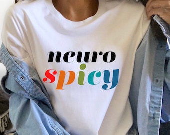 Retro Neurospicy Shirt, Neurodiversity Shirt, Cute Neurodivergent Shirts, Neurodivergent T Shirt, ADHD Shirt, Autism Shirt