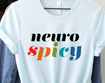 Retro Neurospicy Shirt, Neurodiversity Shirt, Cute Neurodivergent Shirts, Neurodivergent T Shirt, ADHD Shirt, Autism Shirt