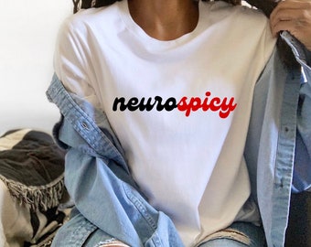 Koszulka Neurospicy Retro, Koszulka Neurodiversity, Urocze Koszulki Neurodivergent, Koszulka Neurodivergent, Koszulka ADHD, Koszulka Autism