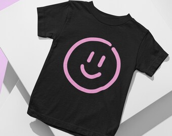 Happy Face T-shirt, Youth Happy Face Shirt, Smiley Face Shirt, Cute Kids Smile Shirt
