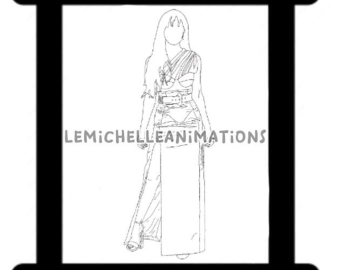 Millie Inbetween Coloring This item is unavailable - Etsy