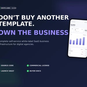 White Label Agency Business OS, Cloudflare SaaS Source Code, Client Portal CRM