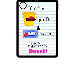 Treat Bag Tags for Back to School