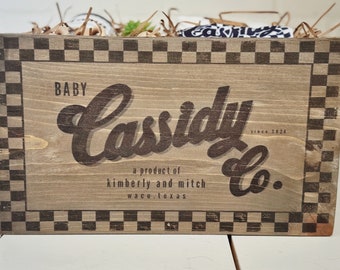 Caja de regalo para bebé, regalo de recuerdo para bebé, caja de regalo personalizada para bebé