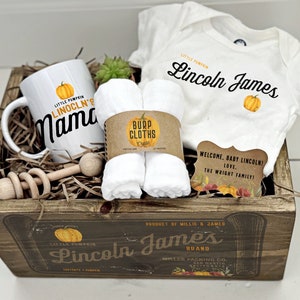Baby Gift Box, Keepsake Baby Gift, Personalized Baby Gift Box, Fall Baby Gift Box, Little Pumpkin Baby Gift