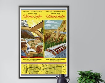 な 絵画カリフォルニアビンテージアート Caliは西海岸ロサンゼルスの空気感を表現したヴィンテージ風