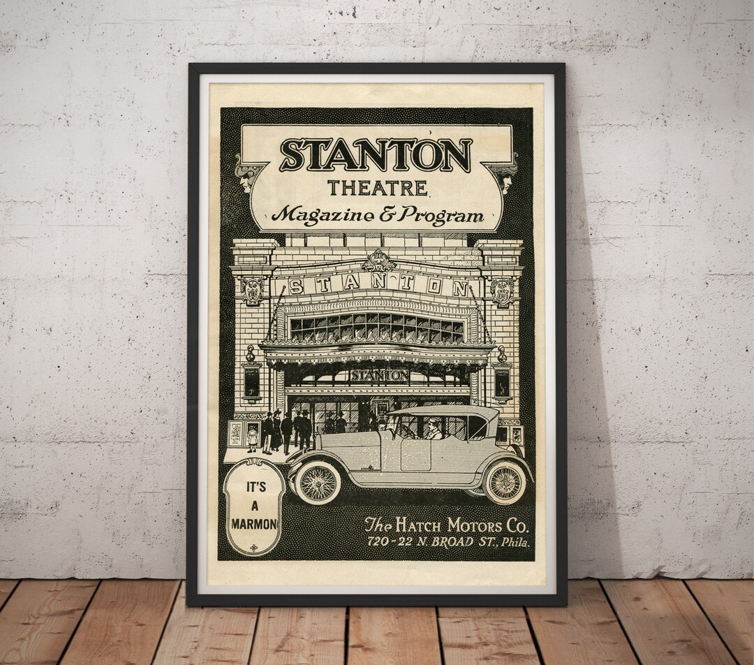 1921 Stanton Theater Programm DRUCK Bis Zu 24 X 36 Film Filme 1921-stanton-theater-programm-druck-bis-zu-24-x-36-film-filme
