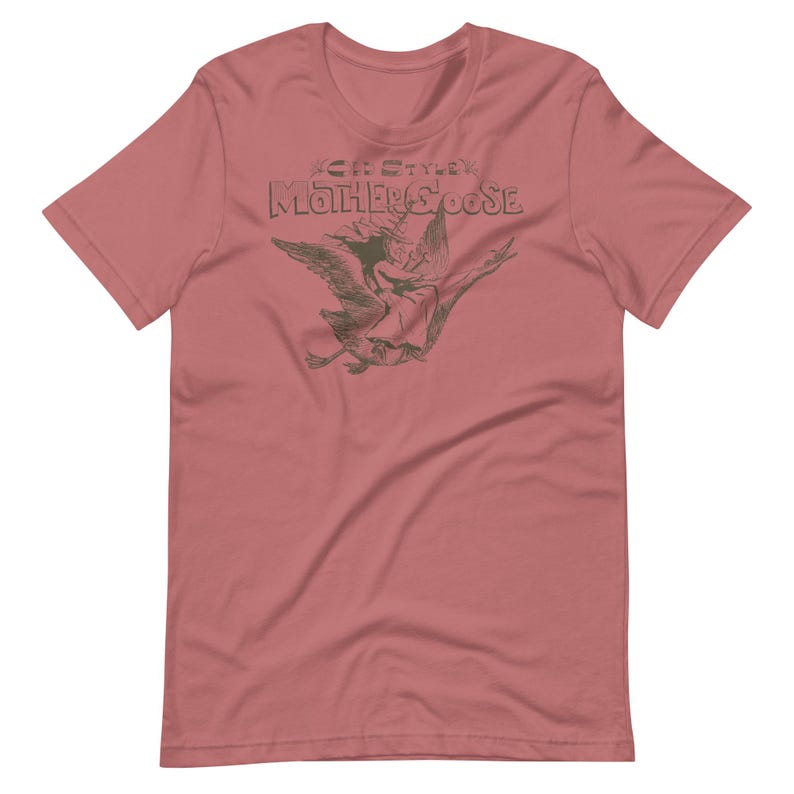Vintage Mother Goose T-Shirt – 1890 Illustration | Old Style Fairy Tale Graphic Tee