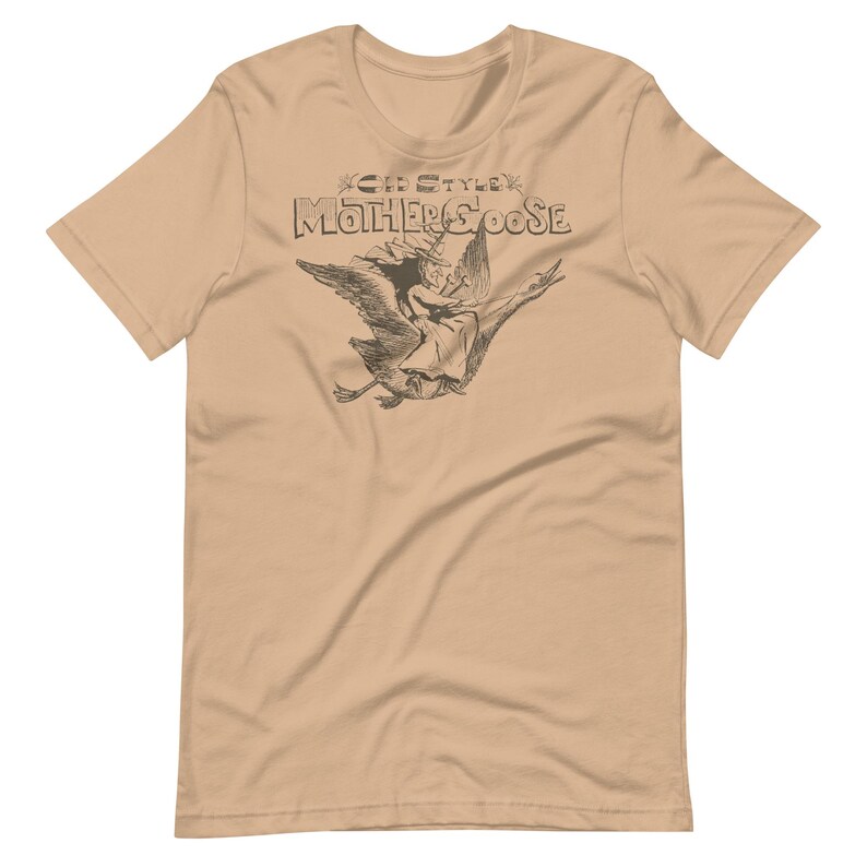 Vintage Mother Goose T-Shirt – 1890 Illustration | Old Style Fairy Tale Graphic Tee