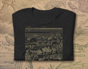 Vintage European Culture T-Shirt - 1931 French Dictionary Image