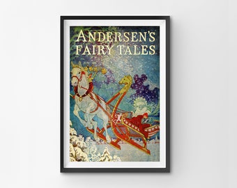 Póster de los cuentos de hadas de Andersen: La Reina de las Nieves, 1926